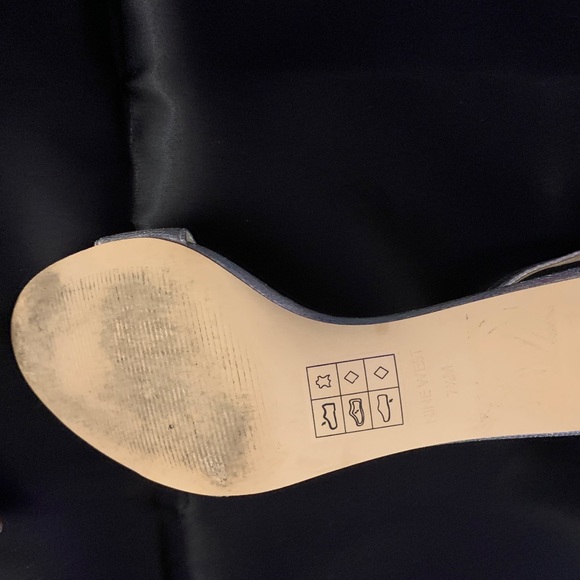 Metallic silver ankle straps - Picture 8 of 16